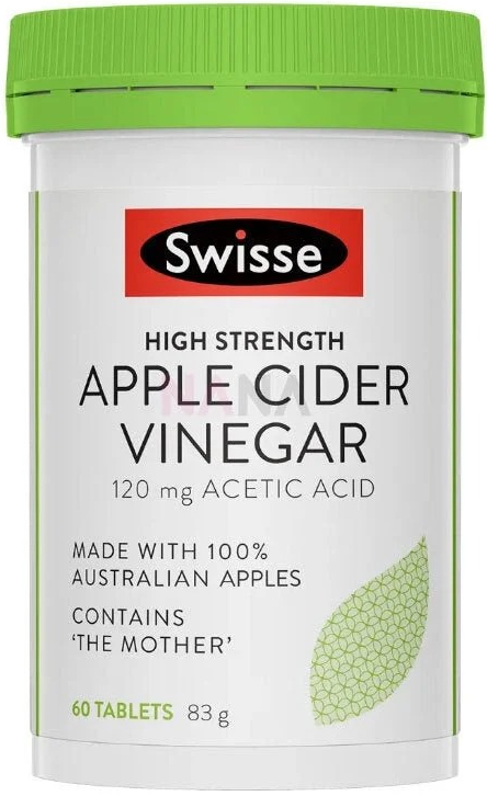 Swisse High Strength Apple Cider Vinegar - 60 Tablets