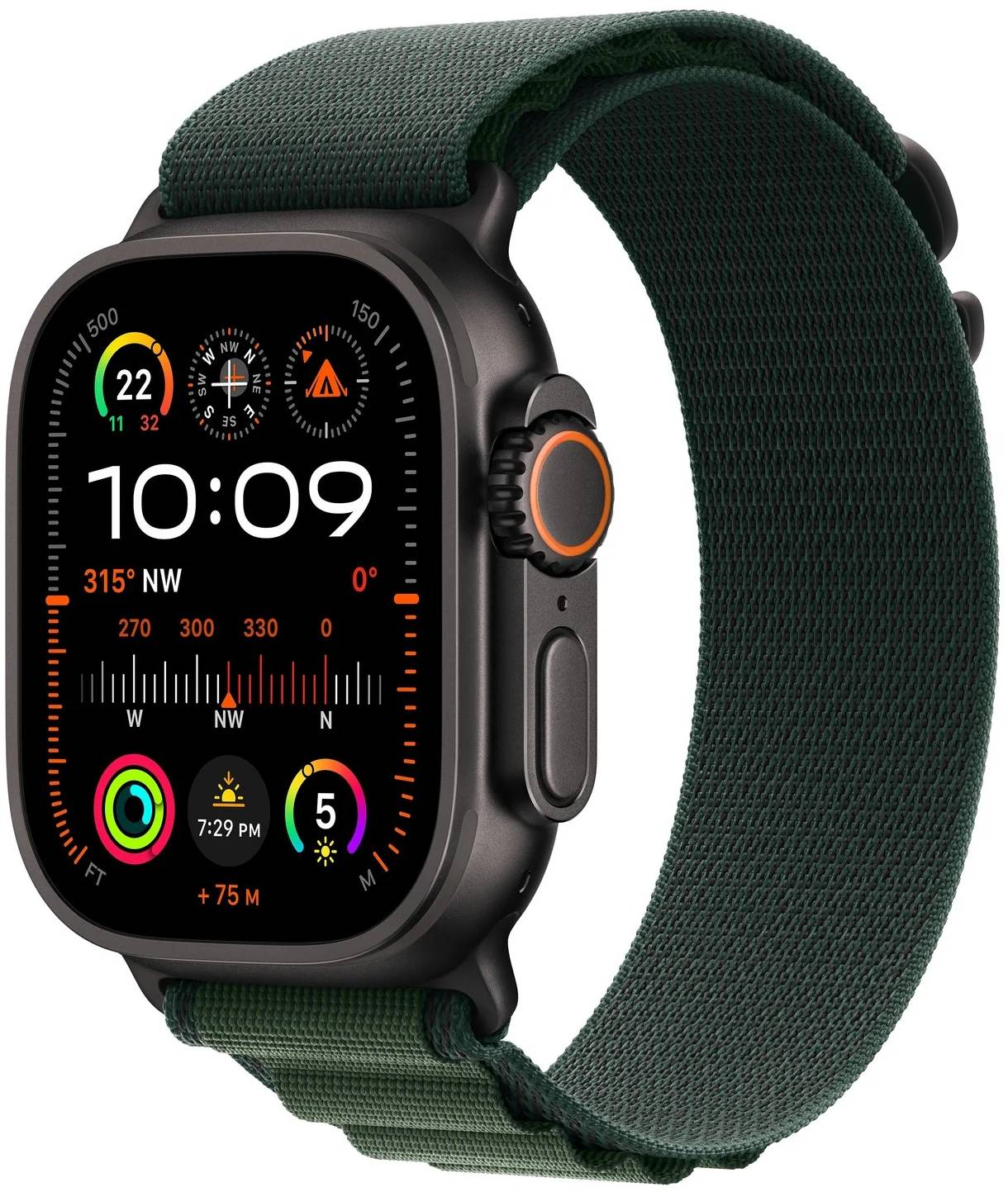 Apple Watch Ultra 2 Gps Cellular 49mm Dark Green Alpine Loop Large