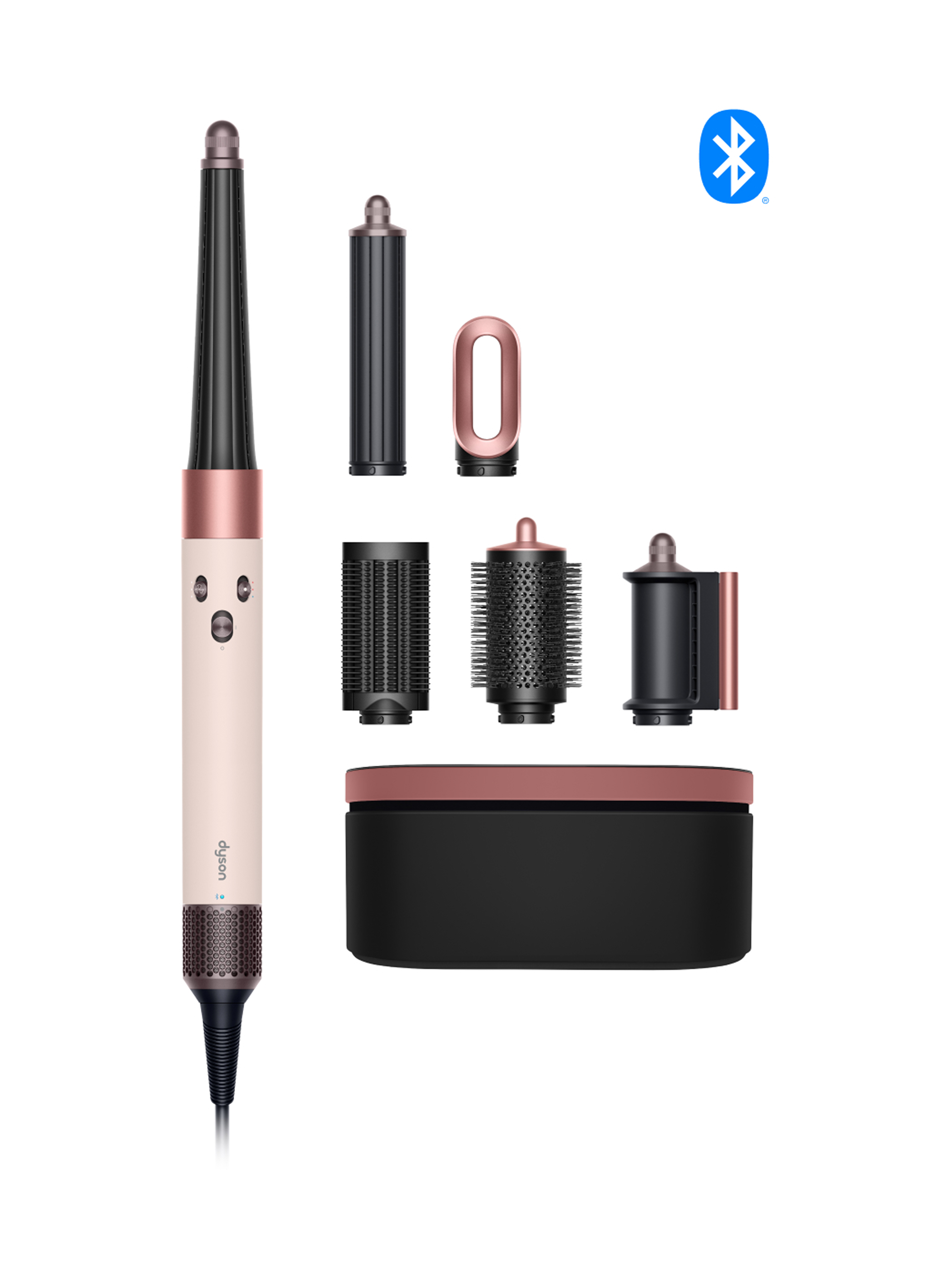 Dyson Airwrap Ceramic Hair Straightener In Pink/Rose Gold