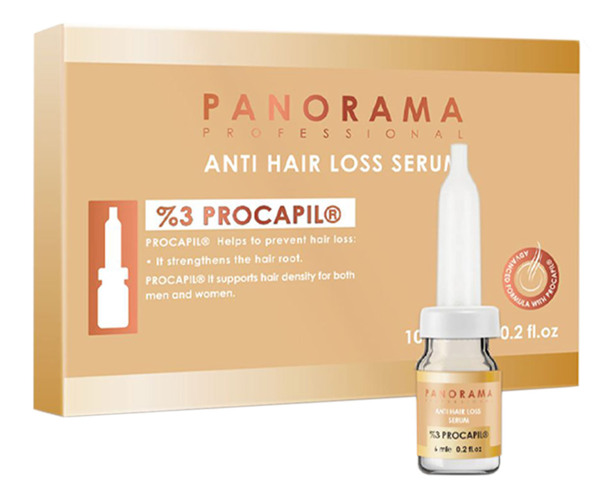 Panorama Professional Anti Hair Fall Serum 10 Pcs - 6 ml