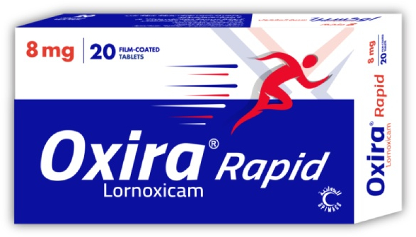 Oxira Rapid Lornoxicam 8 mg - 20 Film Coated Tablets