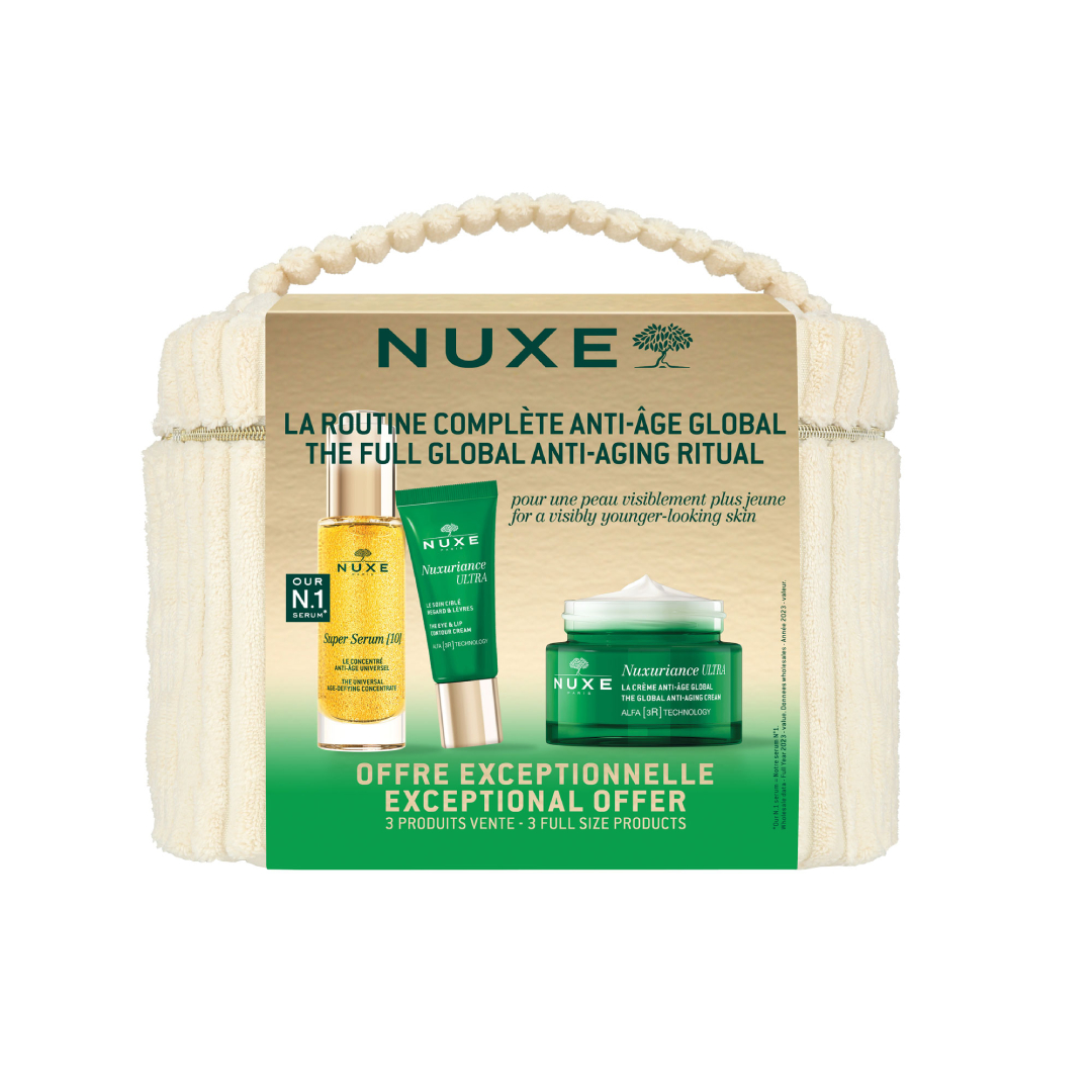 Nuxe Global Anti Aging Routine Set 3 Products