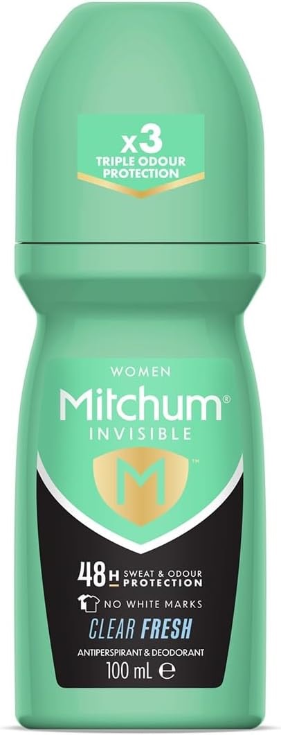 Mitchum Roll On Invisible Clear Fresh 100 ml