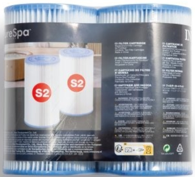 Intex Filter Cartridge S2 Twin Pack For Spa