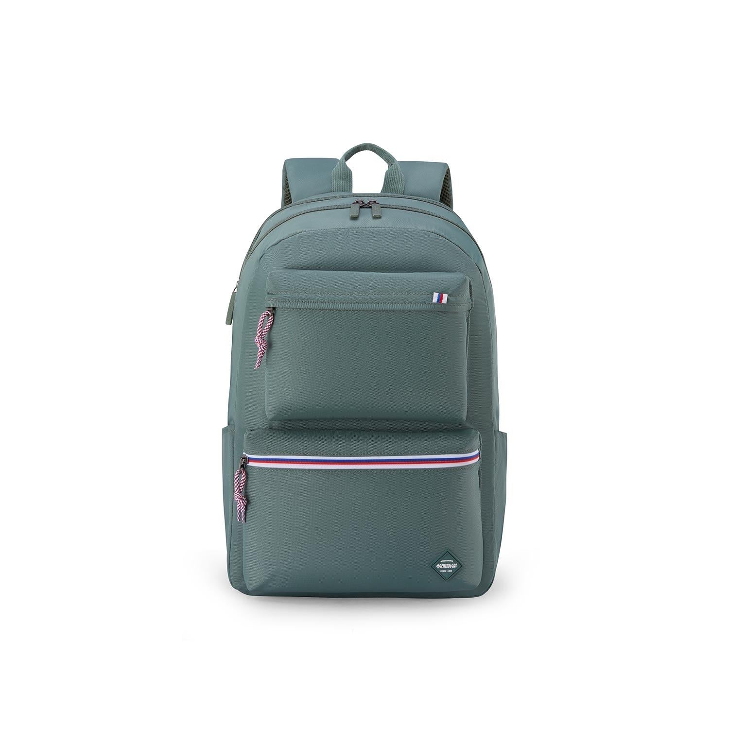 AMERICAN TOURISTER RILEY LAPTOP BACKPACK - FERN GRN/FN GRN
