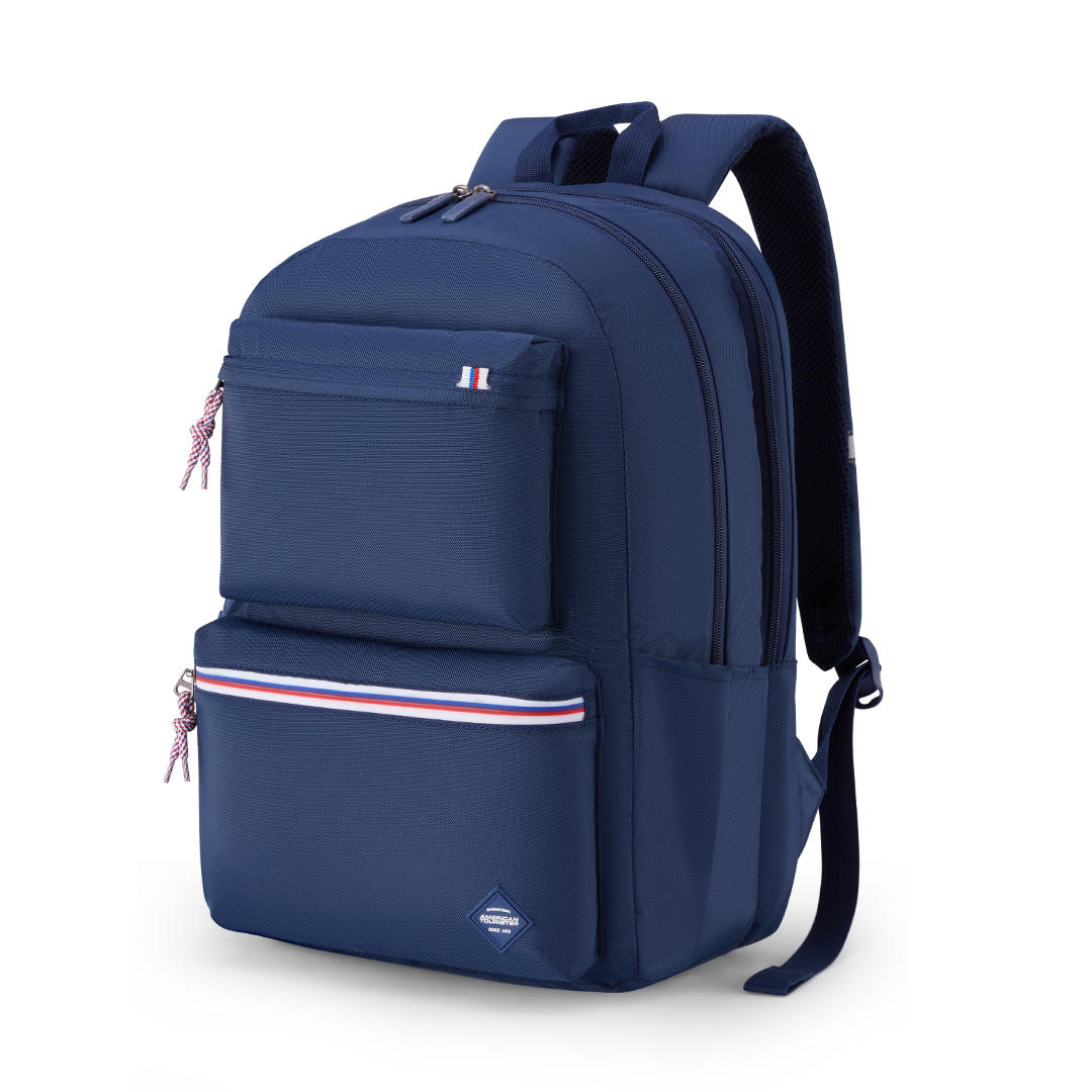 AMERICAN TOURISTER RILEY LAPTOP BACKPACK - MIDNIGHT BLUE
