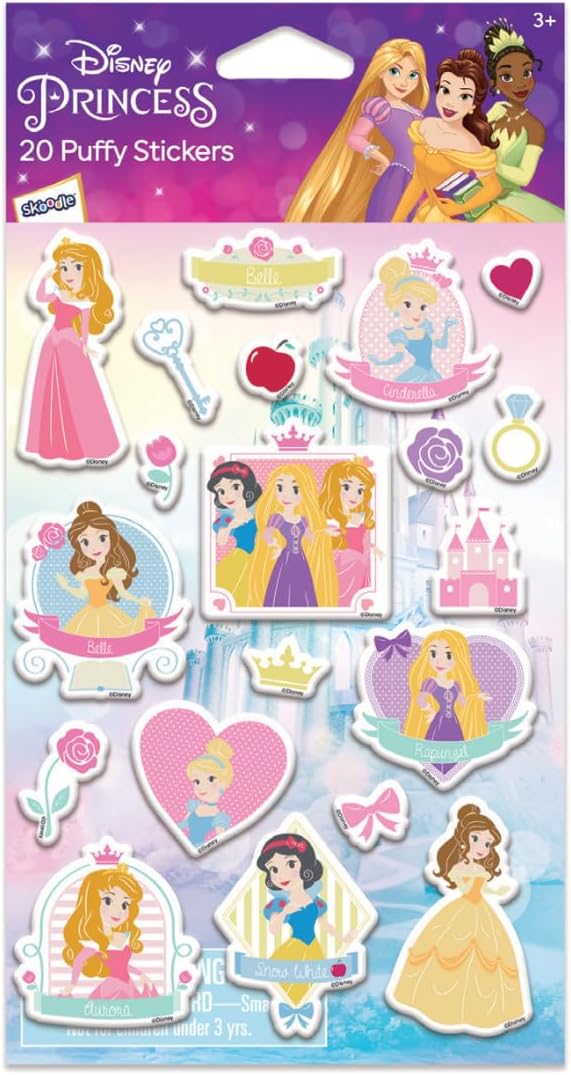 Small Princess Sticker Disney Princess Puffy Stickers | Nahdi