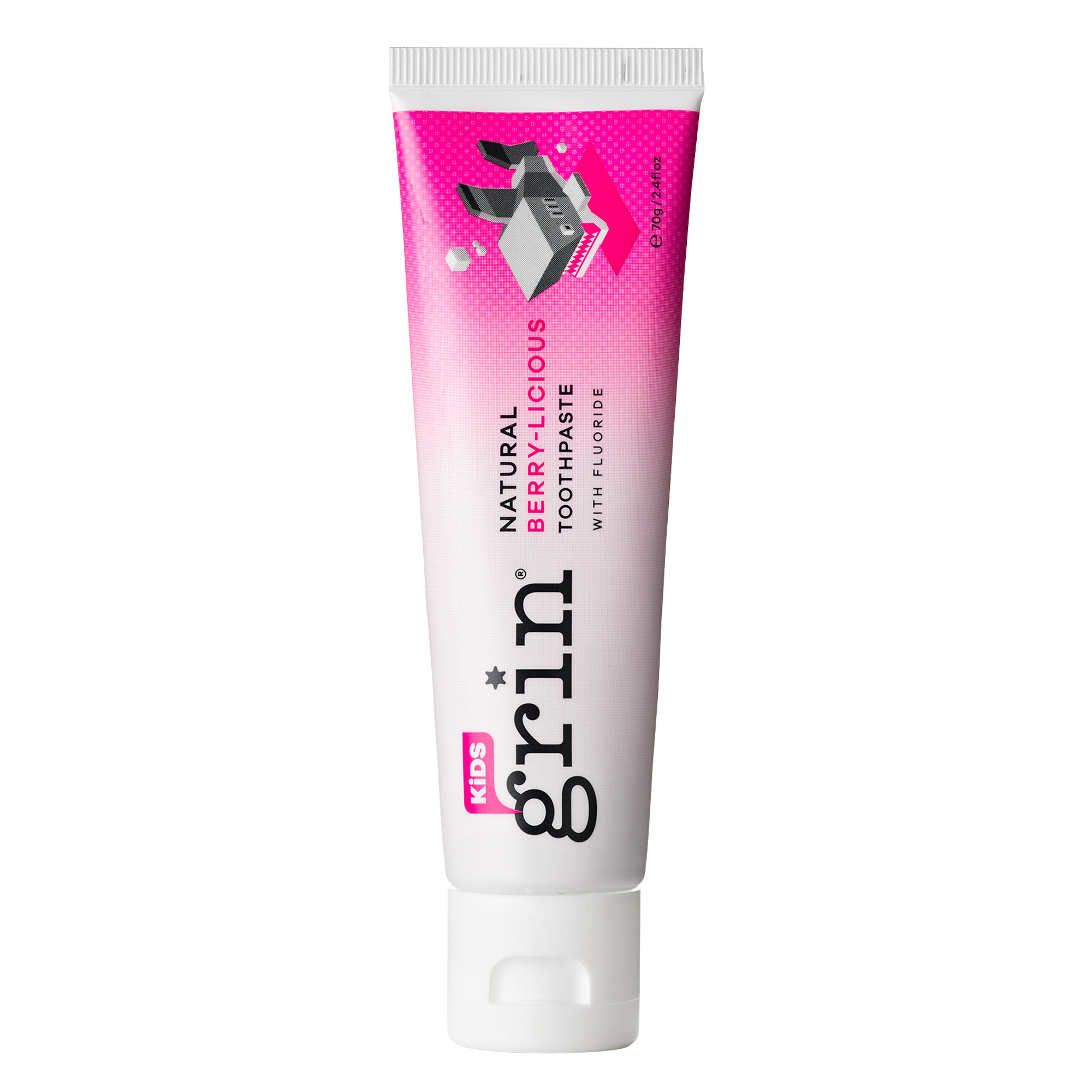 Grin Kids Natural Berry Toothpaste With Fluoride 70g