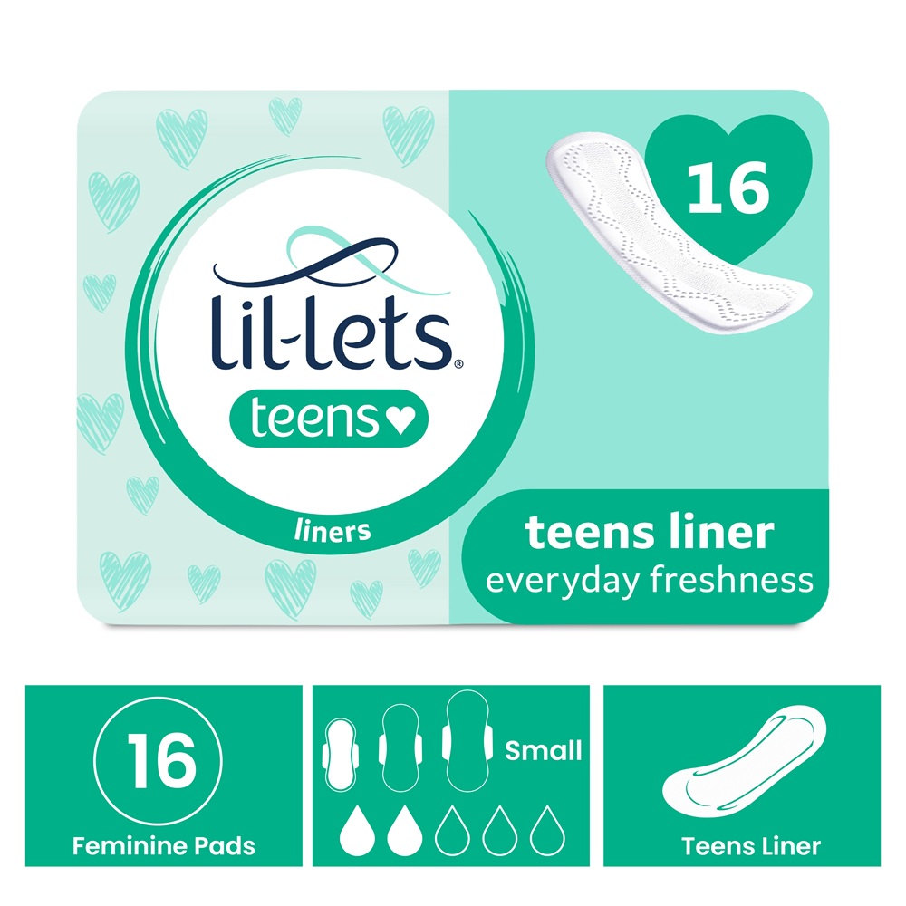 Lil-Lets Teens Panty Liners 16 Pack