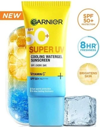 غارنييه سوبر يو في كولينج جل بعامل حماية من الشمس 50، 30 مل