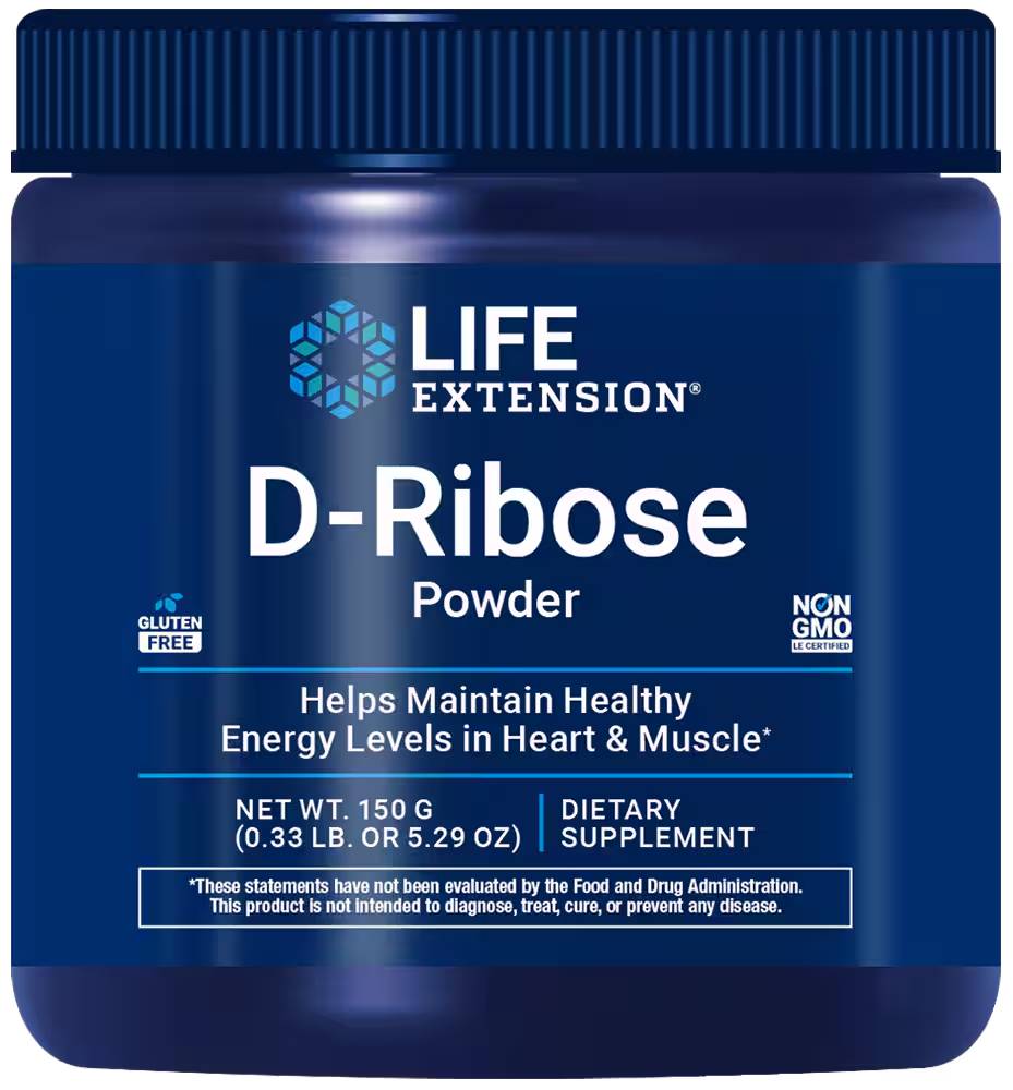 Life Extension D-Ribose Powder - 150 gm
