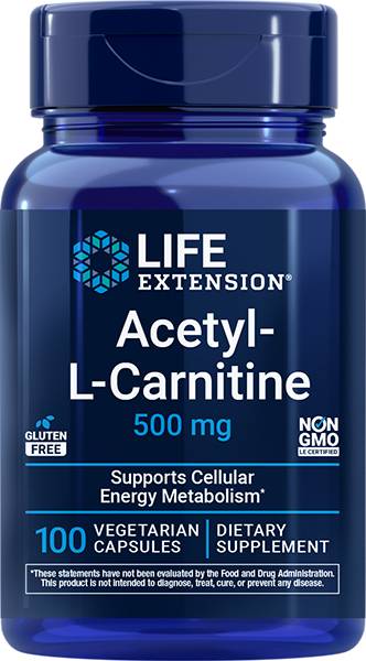 Life Extension Acetyl-L-Carnitine - 100 Veg Capsules