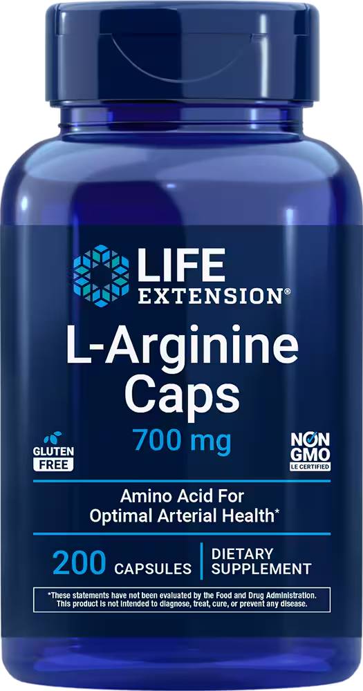 Life Extension L-Arginine Caps 700 mg - 200 Capsules