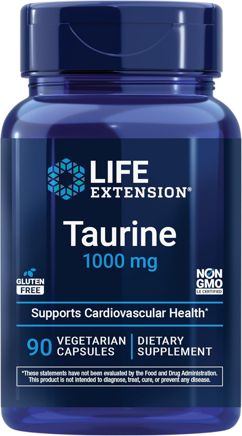 Life Extension Taurine 1000 mg - 90 Veg Capsules