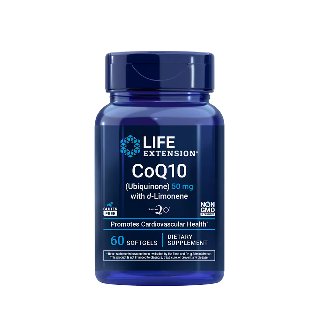 لايف اكستنشن CoQ10 مع دي-ليمونين 50 ملغم 60 كبسولة جيلاتينية