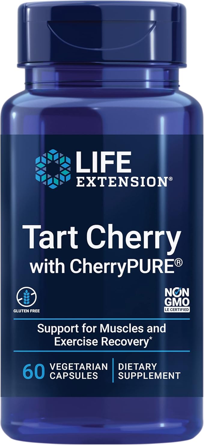 Life Extension Tart Cherry With Cherrypure - 60 Veg Capsules