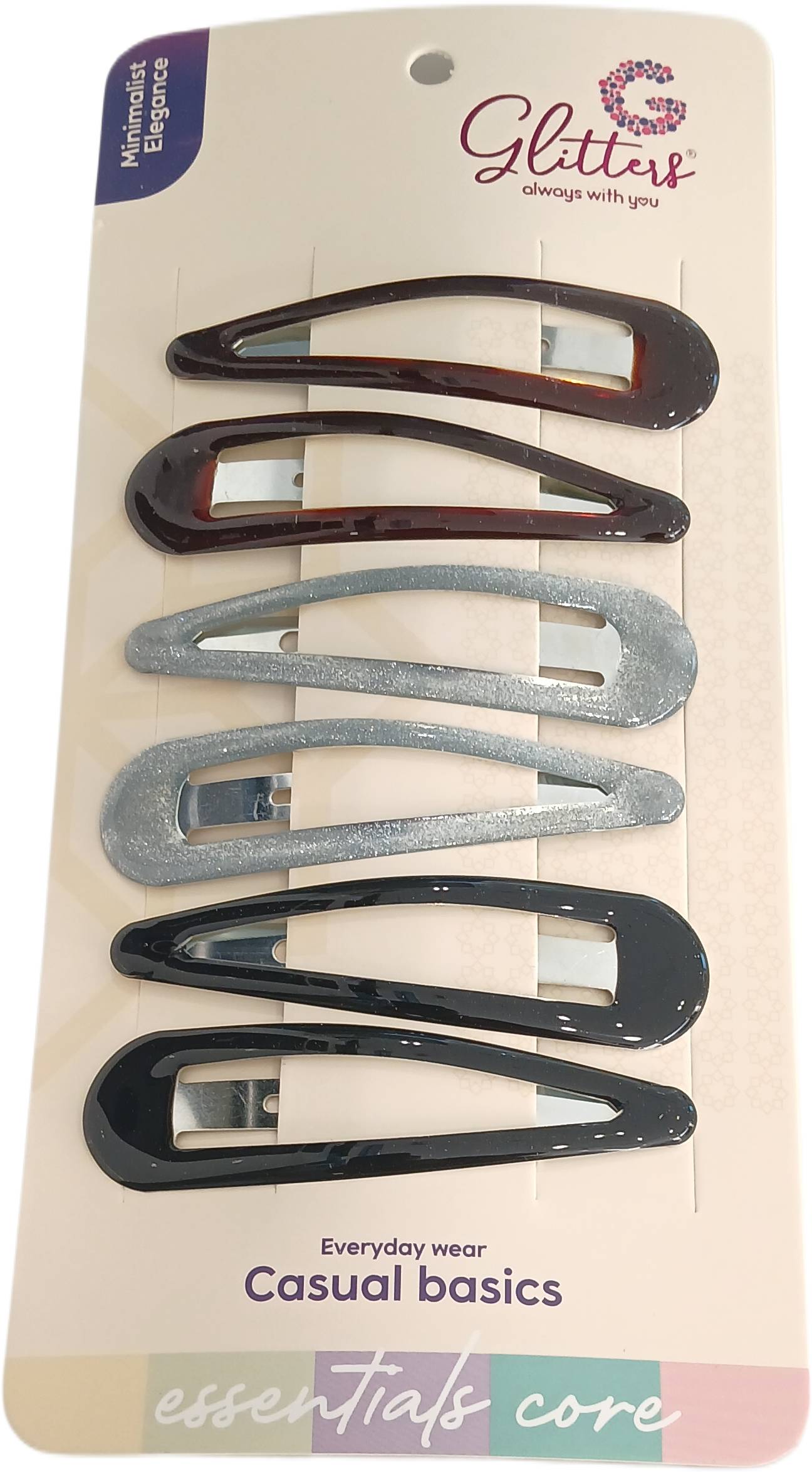 Glitters Big Snap Clip - Glt3297