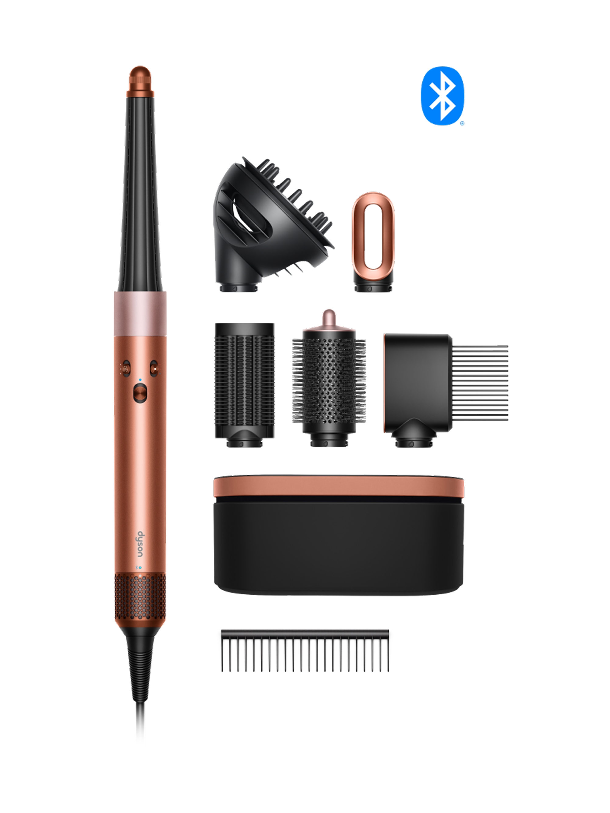 Dyson Airwrap Curly Coily Amber Silk