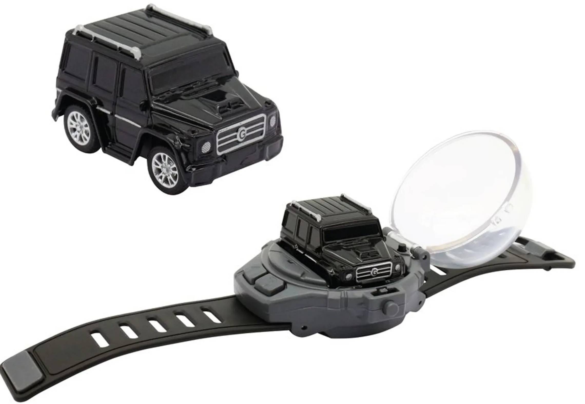 D-Power 1:64 Scale Watch RC Car for Kids – Black