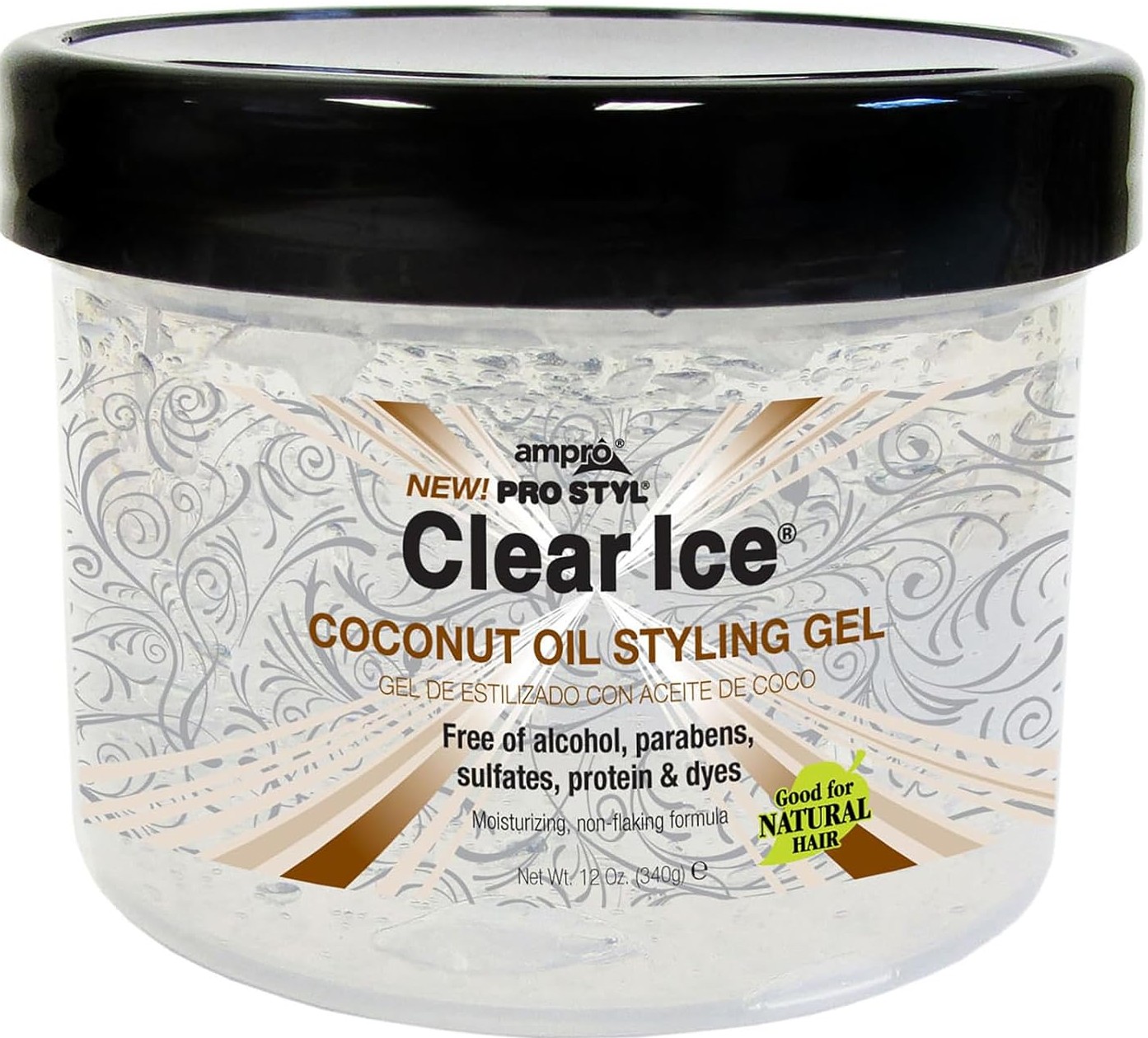 أمبرو برو ستايل جل كلير ايس بزيت جوز الهند 12 أونصة