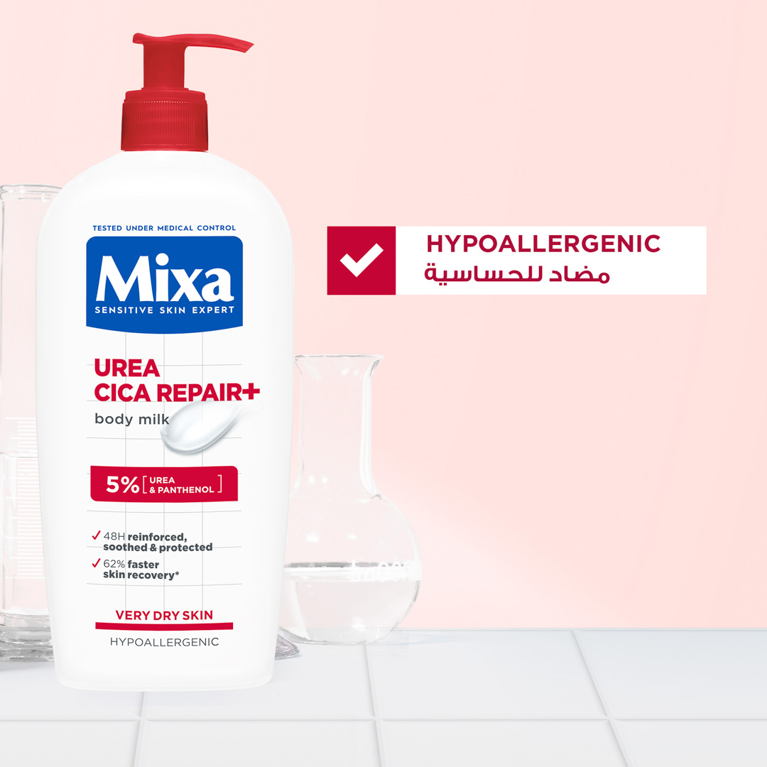 Mixa Urea Cica+ Repair Body Milk Lotion 400ml | Nahdi