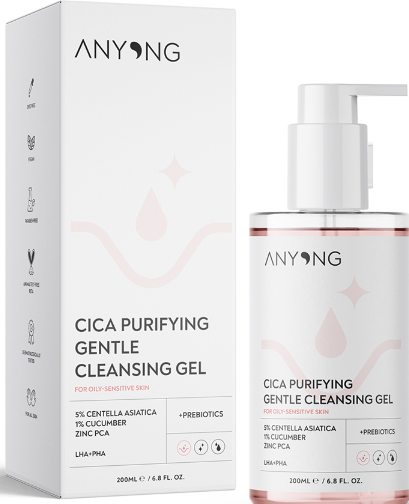 Anyong Cica Purifying Gentle Cleansing Gel - 200 ml