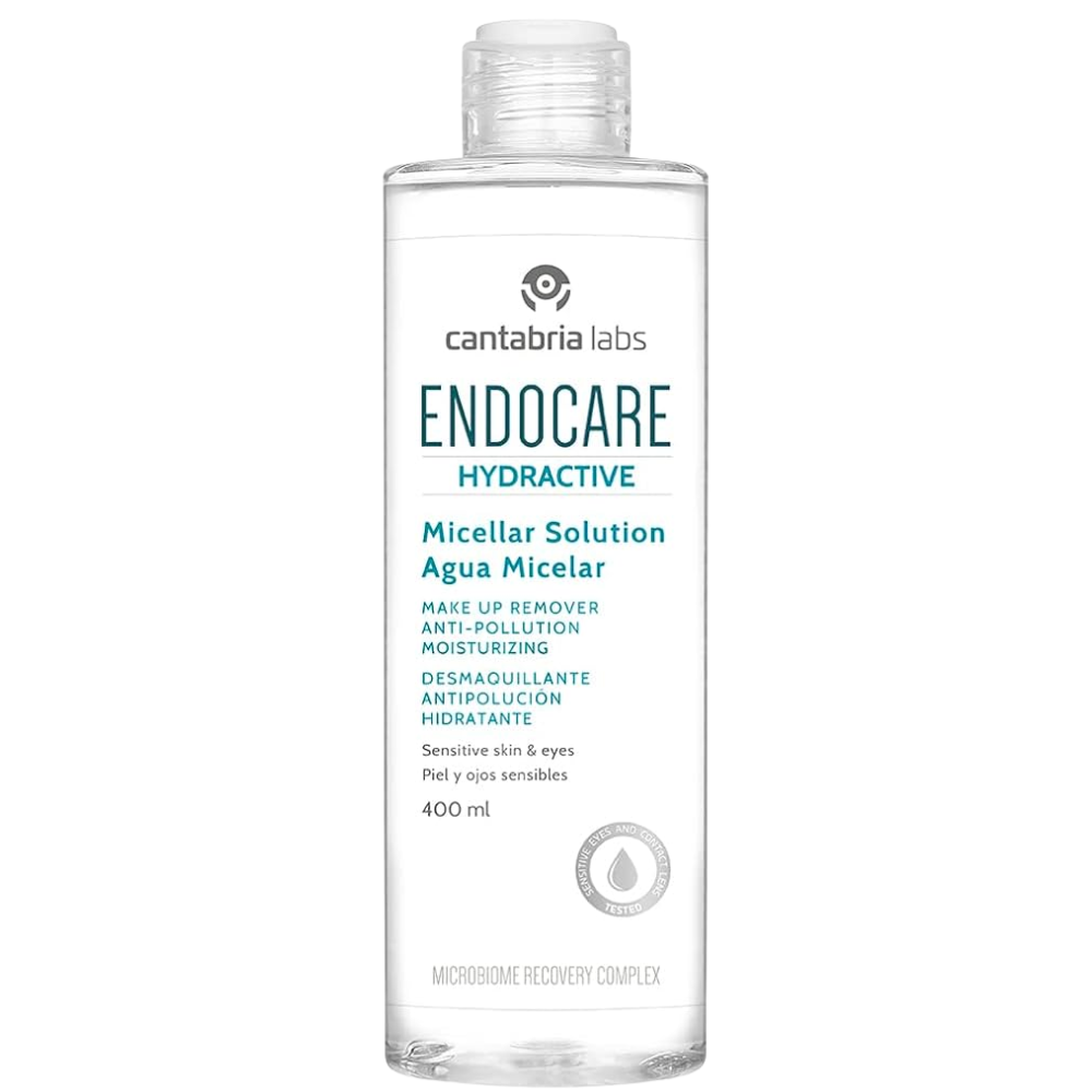 Endocare Hydractive Micellar Solution No Rinse Makeup Remover And Gentle Cleanser For Sensitive Skin 400 ml