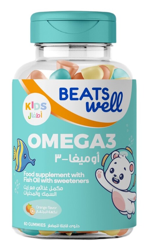 بيتس ويل اوميجا 3 للاطفال 60 حلو