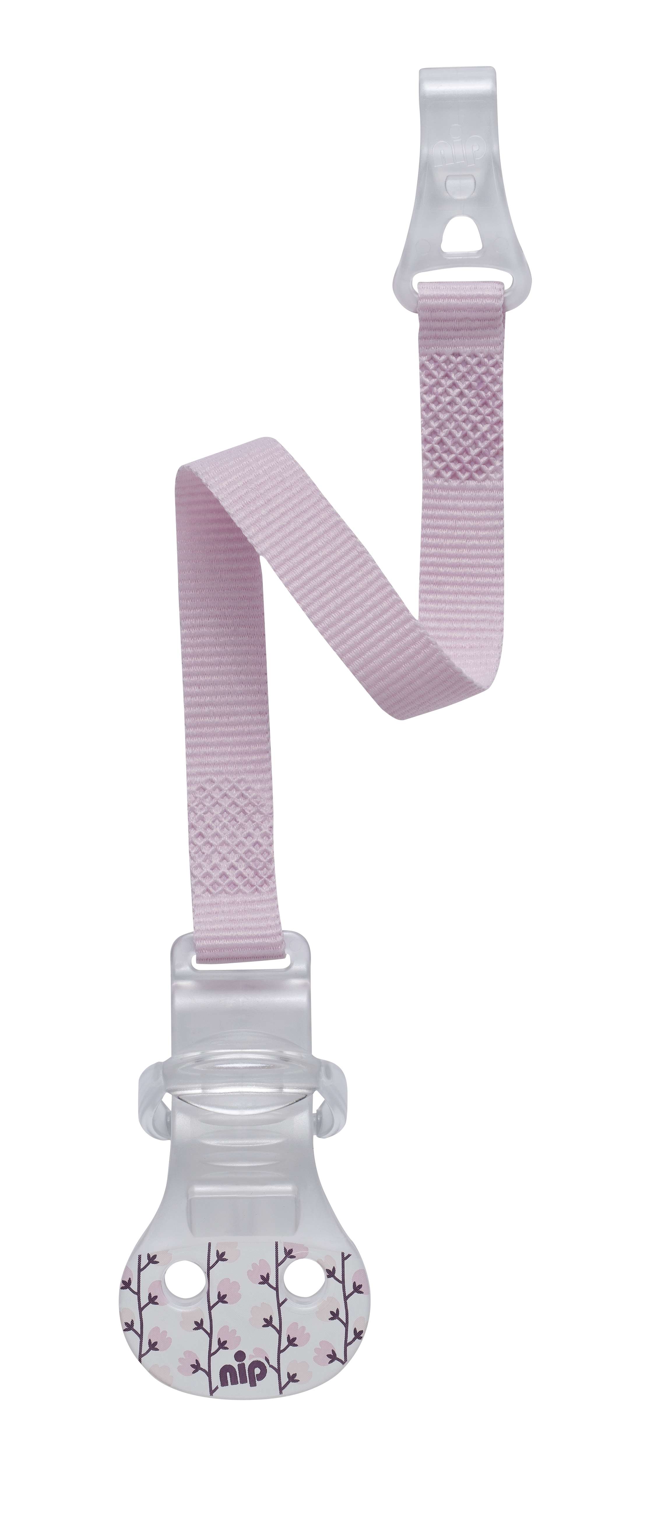 Nip Soother Band With Hook / Pink