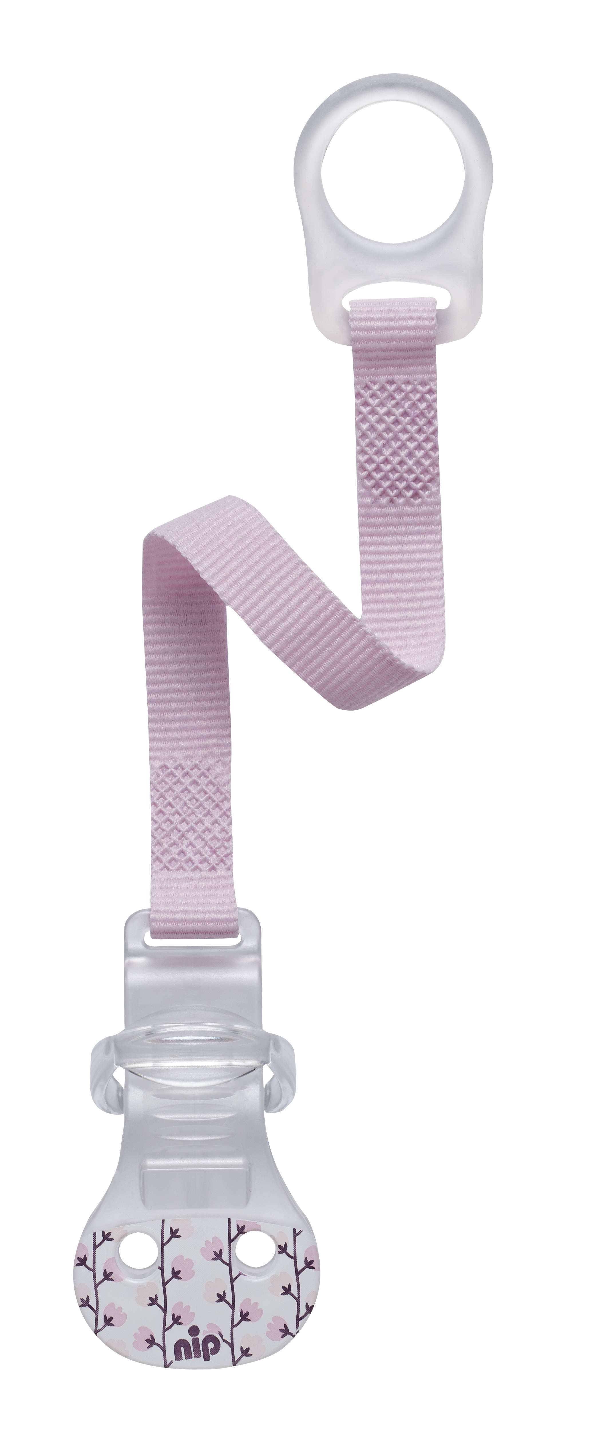 Nip Soother Band With Ring / Pink