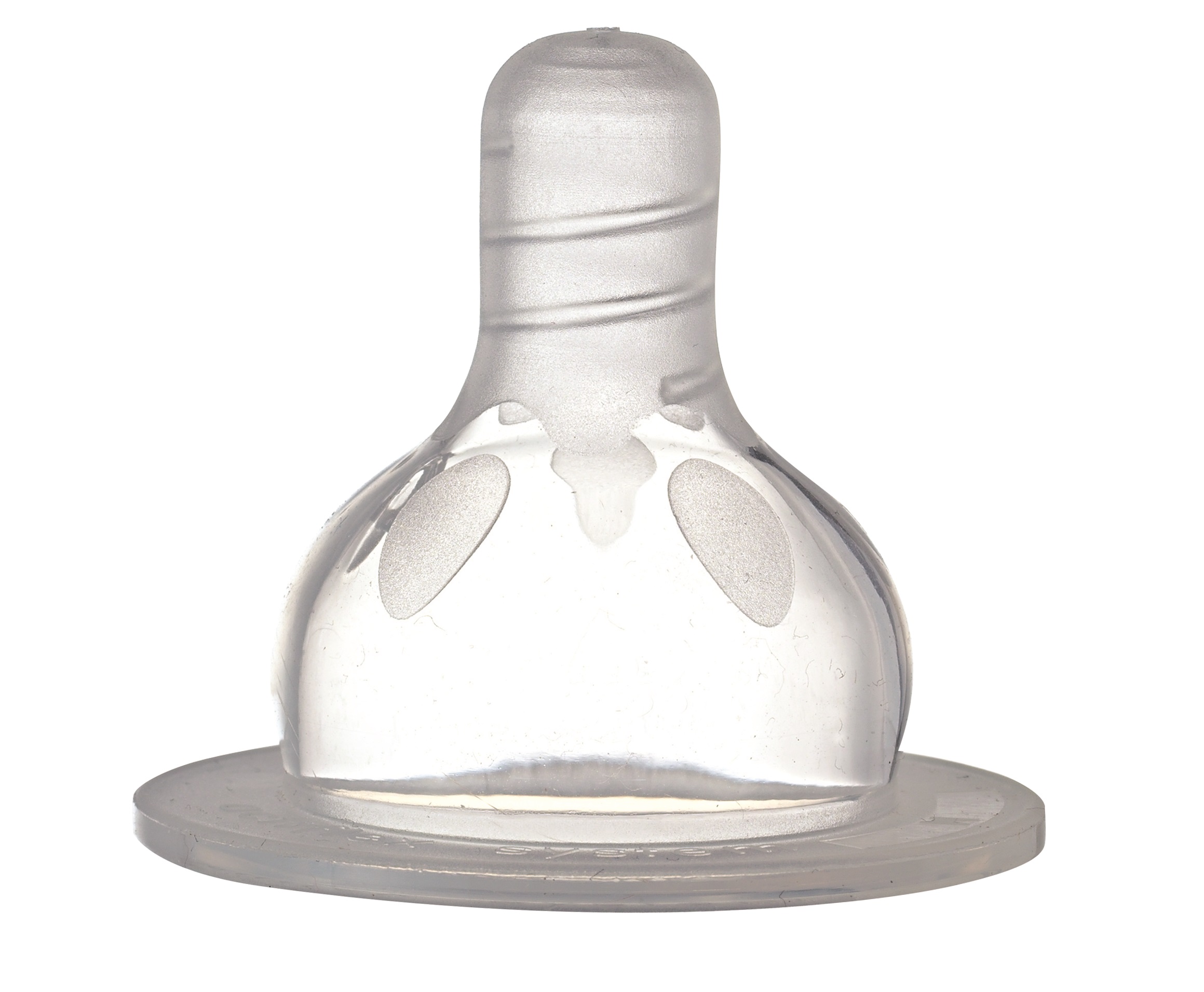 Nip Wide Neck Round Teat / 0m+ Fast Flow
