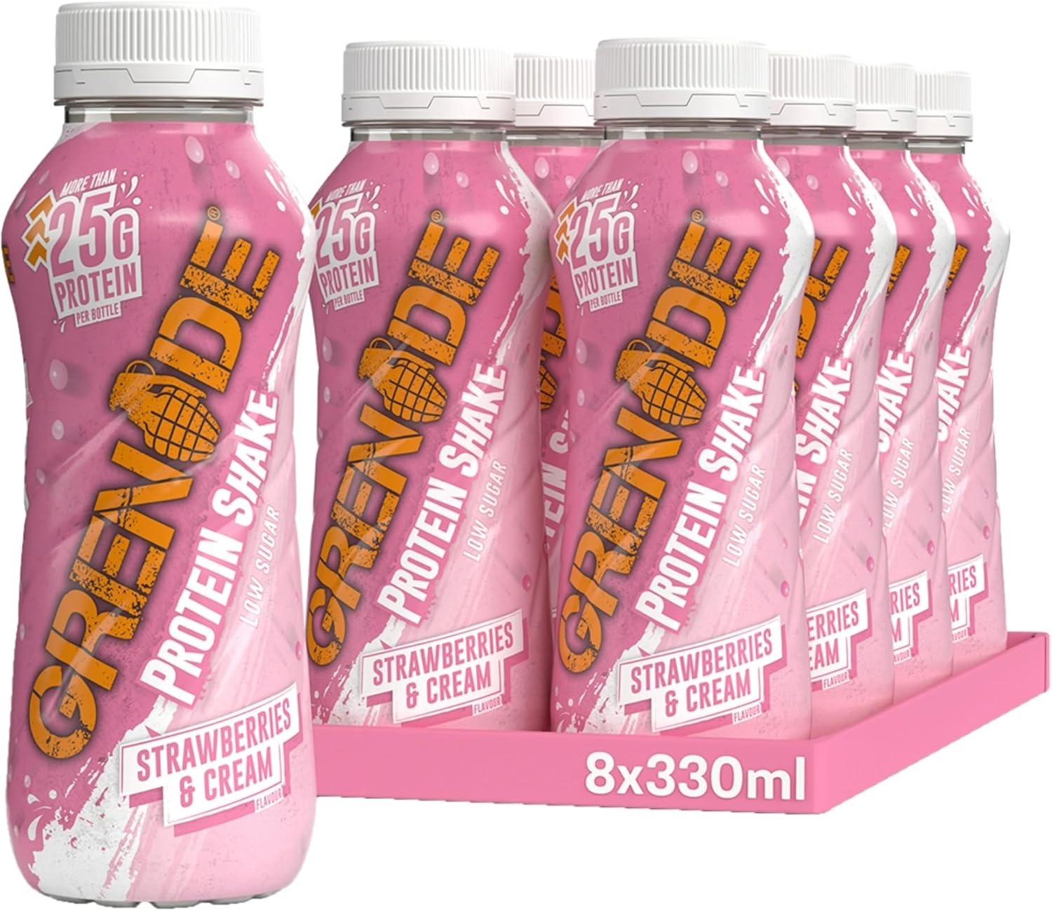 Grenade strawberries & cream High Protein Shake 330ml 8 PC