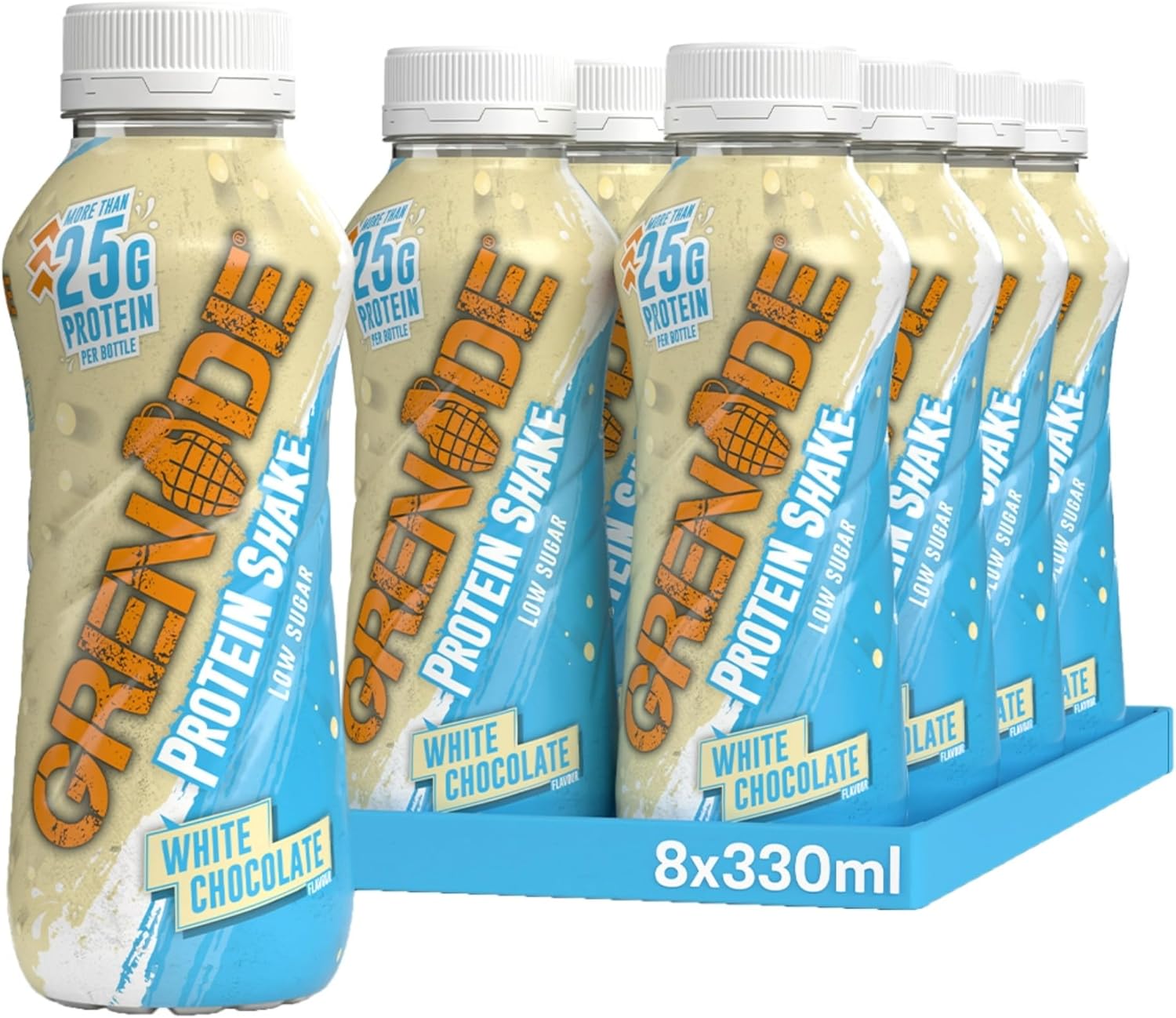 Grenade White Chocolate High Protein Shake 330ml 8 PC