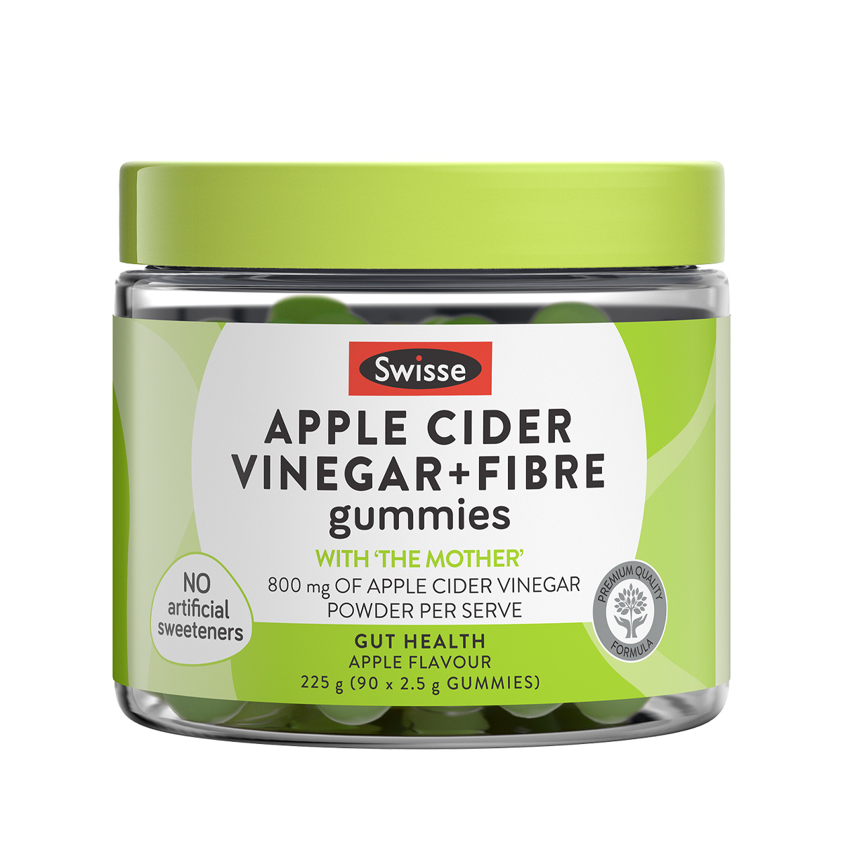 Swisse Apple Cider Vinegar + Fibre Gummies - 90 Gummies