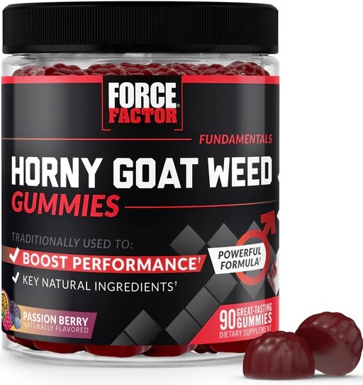 Force Factor Horny Goat Weed Passion Berry 90 Gummies