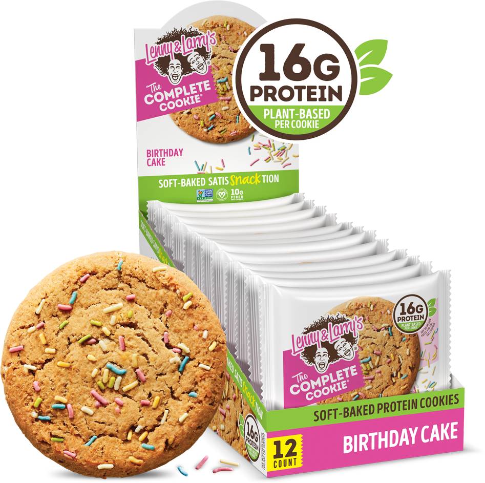 Lenny & Larry s Complete cookie Birthday Cake 113g 12 PC