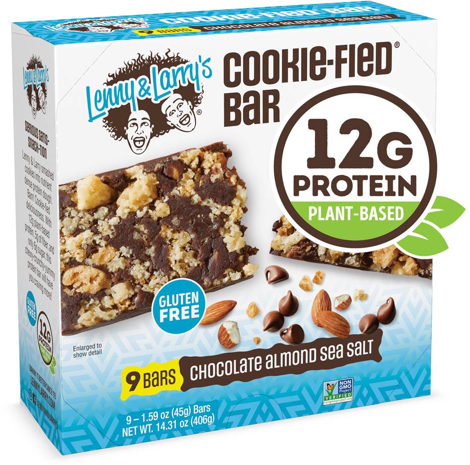 Lenny & Larry s Complete bar Choco almond sea salt45g9PC