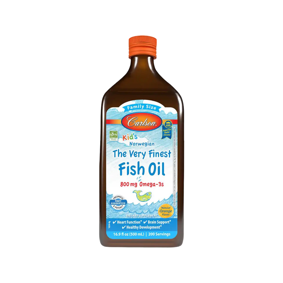Carlson Kid'S The Very Finest Fish Oil Orange  800 mg - 500 ml