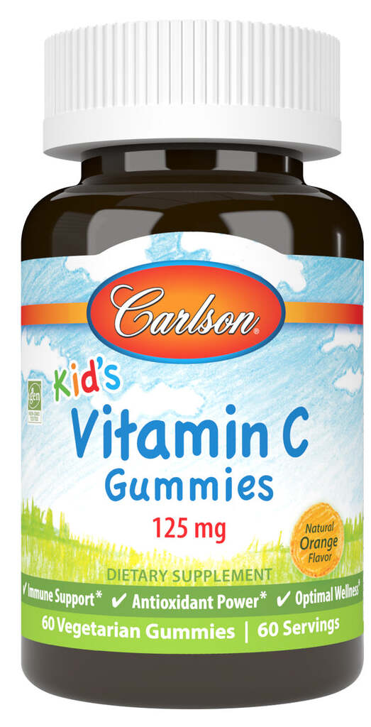 Carlson Kids Vitamin C Gummies 125mg 60 Gummies