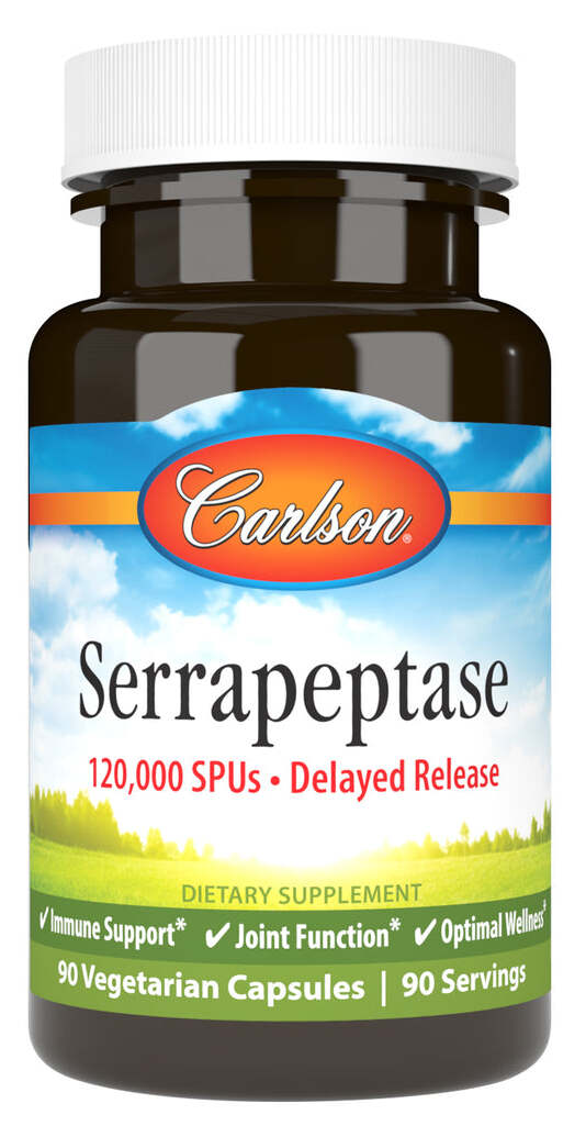 Carlson Serrapeptase 120,000 IU 90 capsules