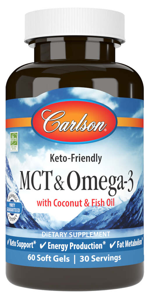 Carlson MCT & Omega-3 60 Soft Gels