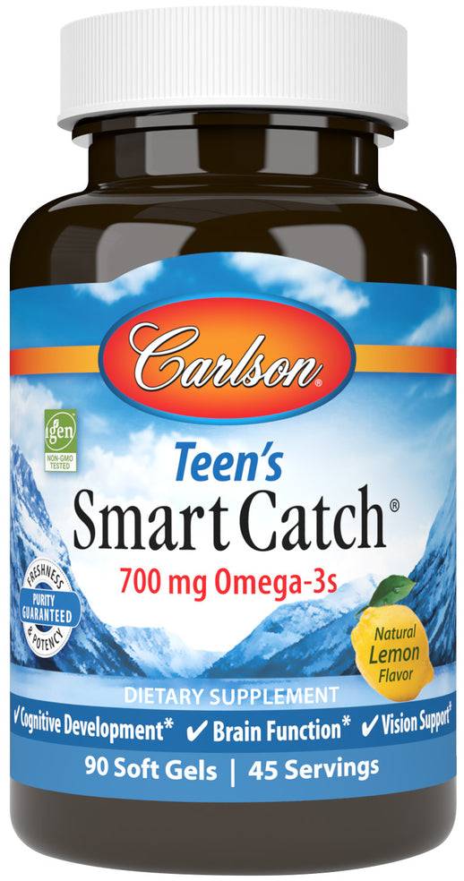 Carlson Teens Smart Catch 700mg 90 Soft Gels