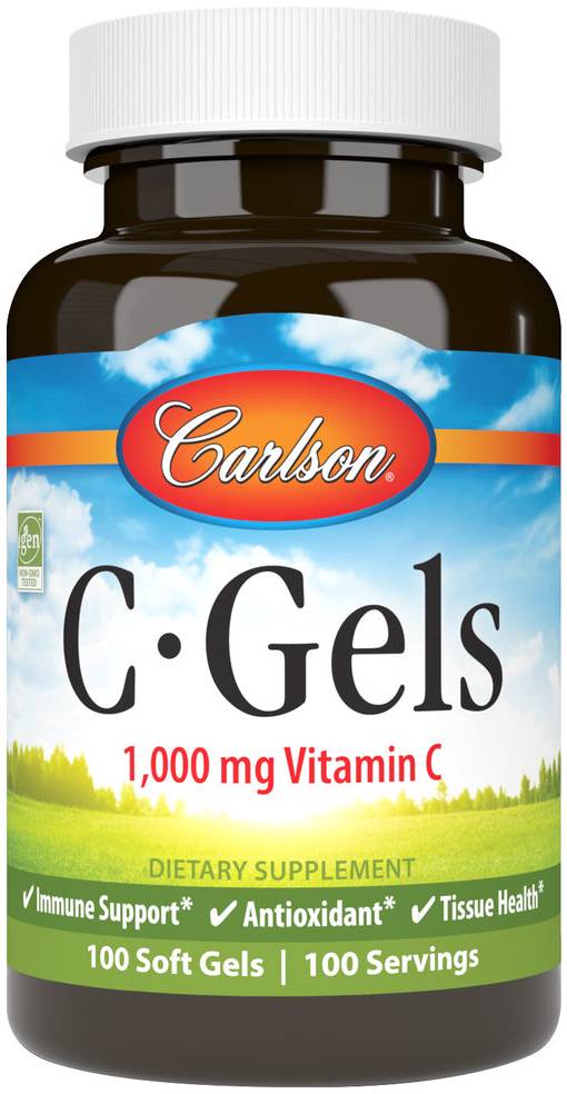 Carlson C-Gel 1000mg 100 Soft Gels