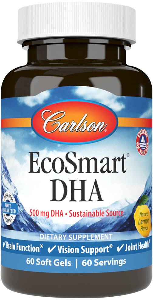 Carlson EcoSmart DHA 60 Soft Gels