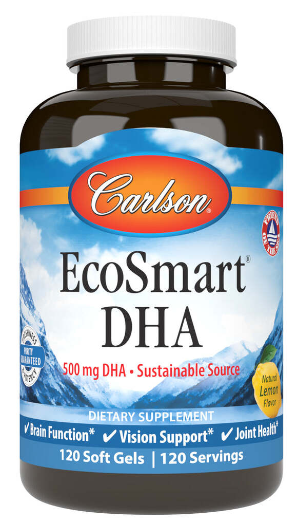 Carlson EcoSmart DHA 500mg 120 Soft Gels