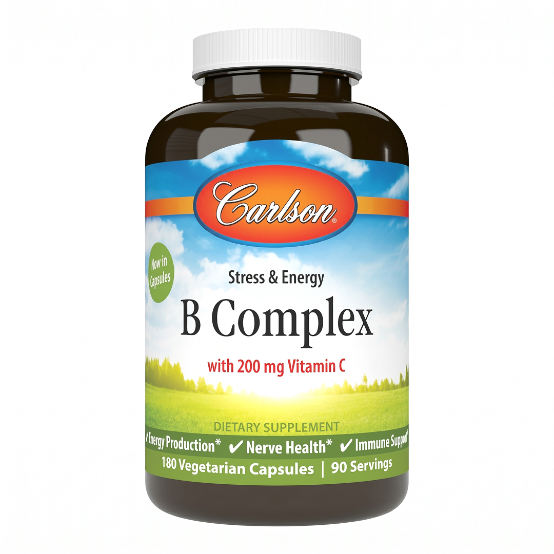 Carlson B Complex - 180 Capsules