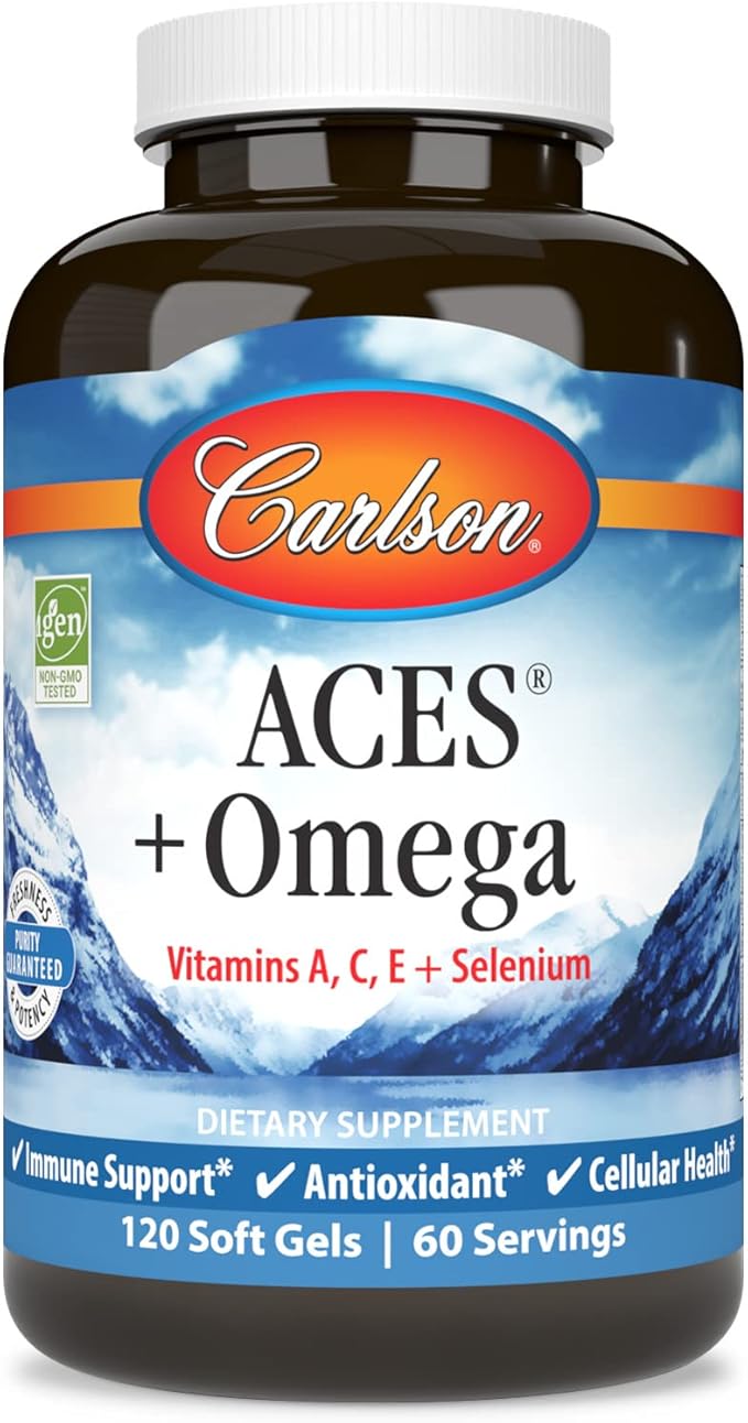 Carlson ACES + Omega 120 Soft Gels