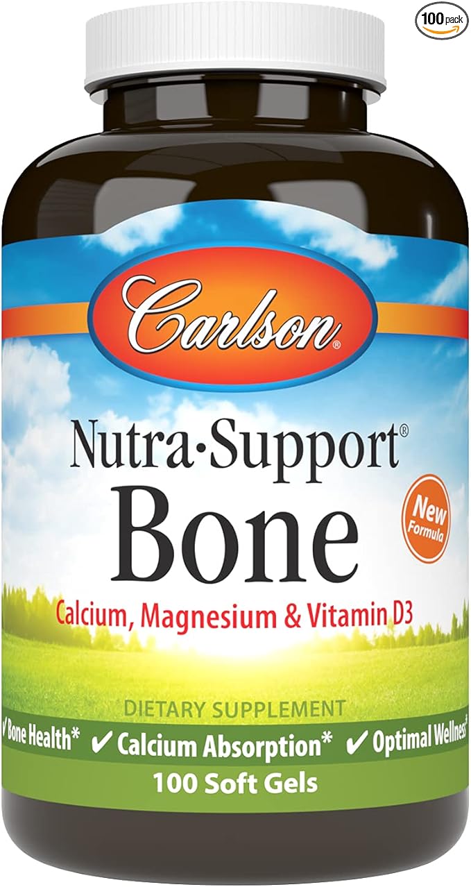 Carlson Nutra-Support Bone 100 Soft Gels