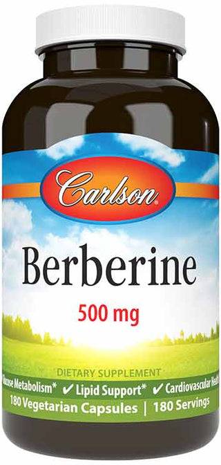 Carlson Berberine 500mg 180 Capsules