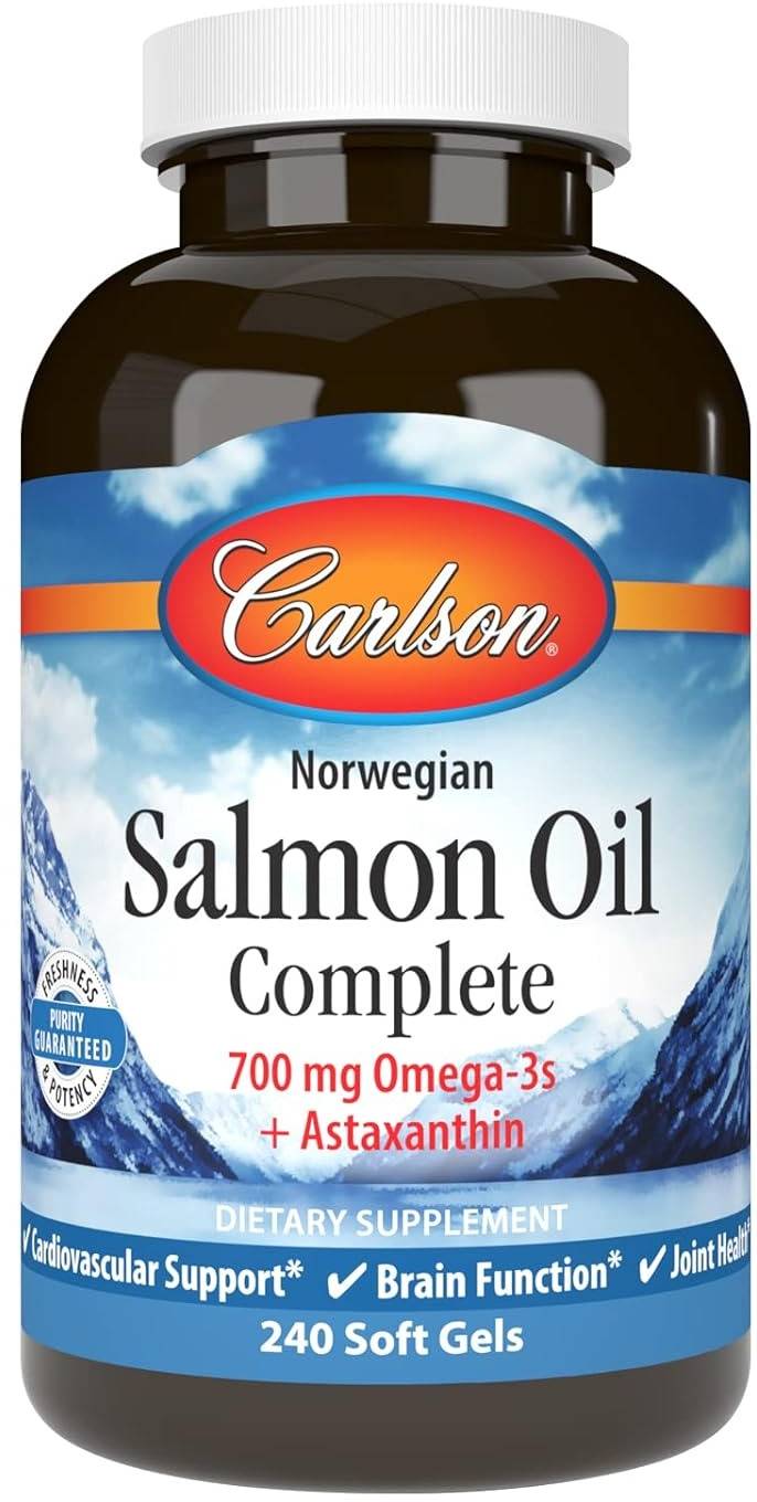 Carlson Salmon Oil Complete 700mg 240 Soft Gels